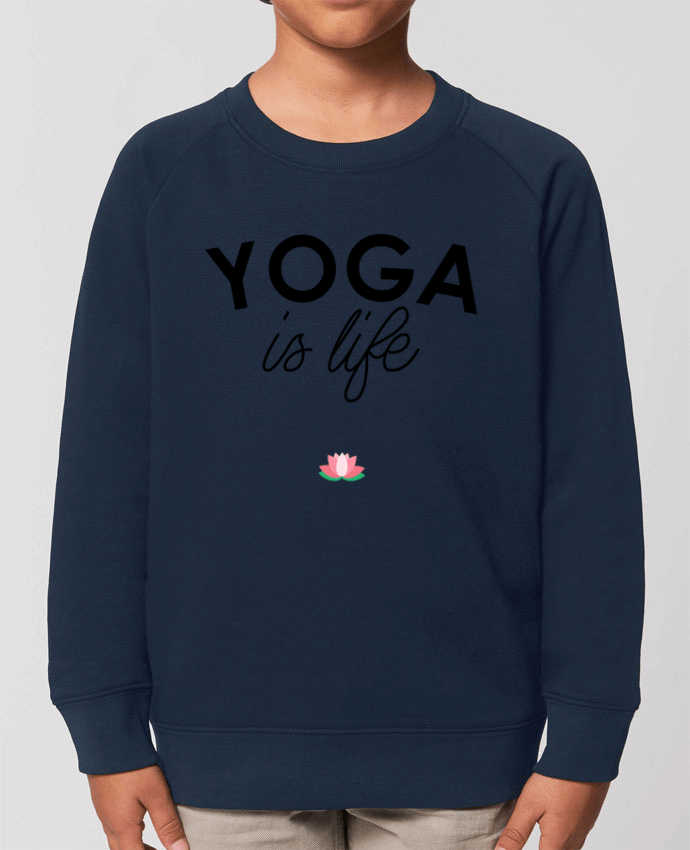 Sweat-shirt enfant Yoga is life Par  tunetoo