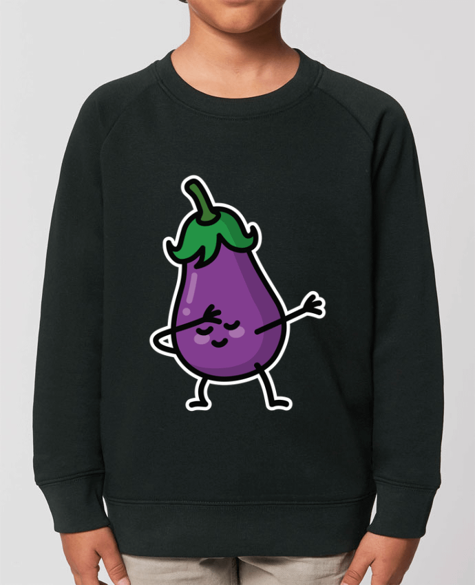 Iconic kids\' crew neck sweatshirt Mini Scouter Aubergine dab Par  LaundryFactory