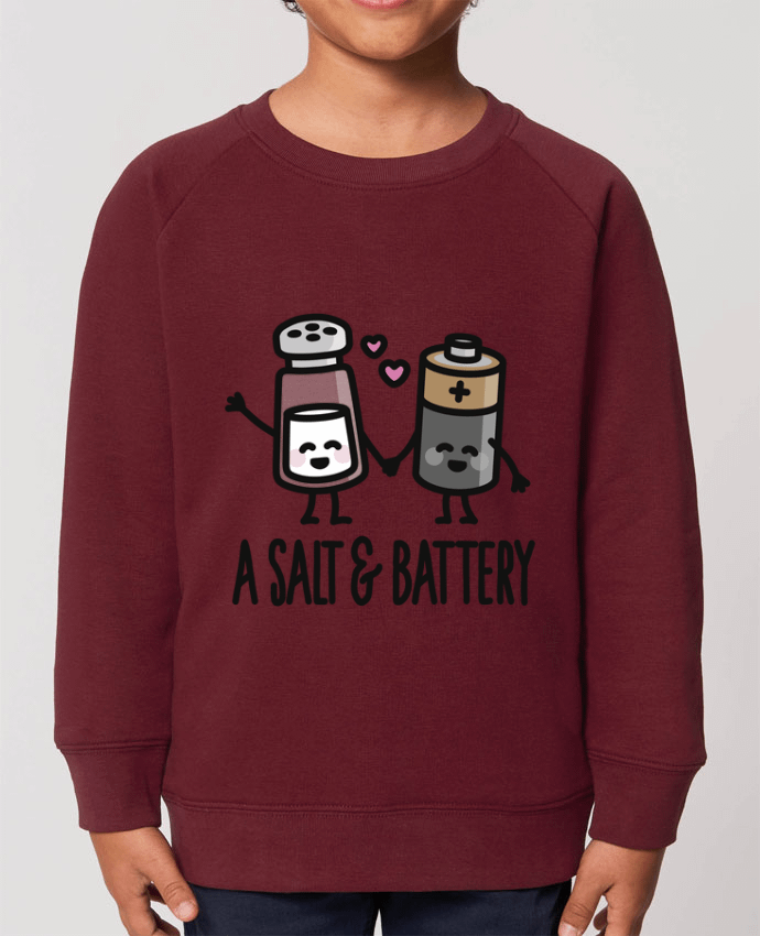 Iconic kids\' crew neck sweatshirt Mini Scouter A salt and battery Par  LaundryFactory