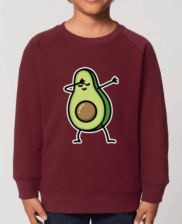 Iconic kids\' crew neck sweatshirt Mini Scouter Avocado dab Par  LaundryFactory