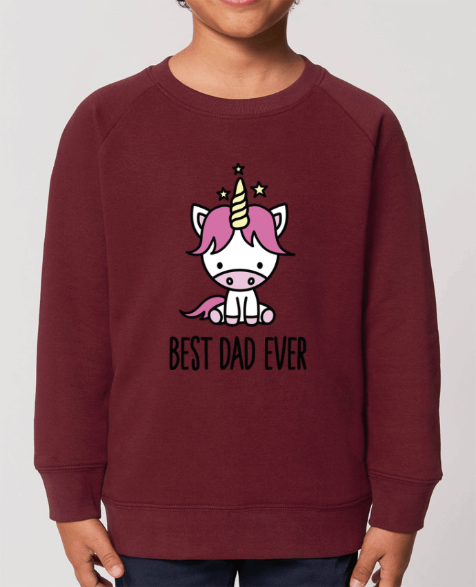 Iconic kids\' crew neck sweatshirt Mini Scouter Best dad ever Par  LaundryFactory