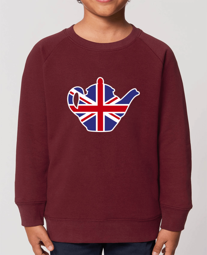 Iconic kids\' crew neck sweatshirt Mini Scouter British tea pot Par  LaundryFactory