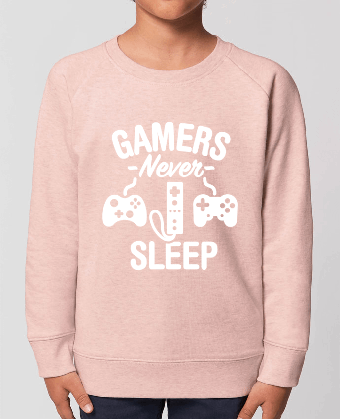 Sweat-shirt enfant Gamers never sleep Par  LaundryFactory