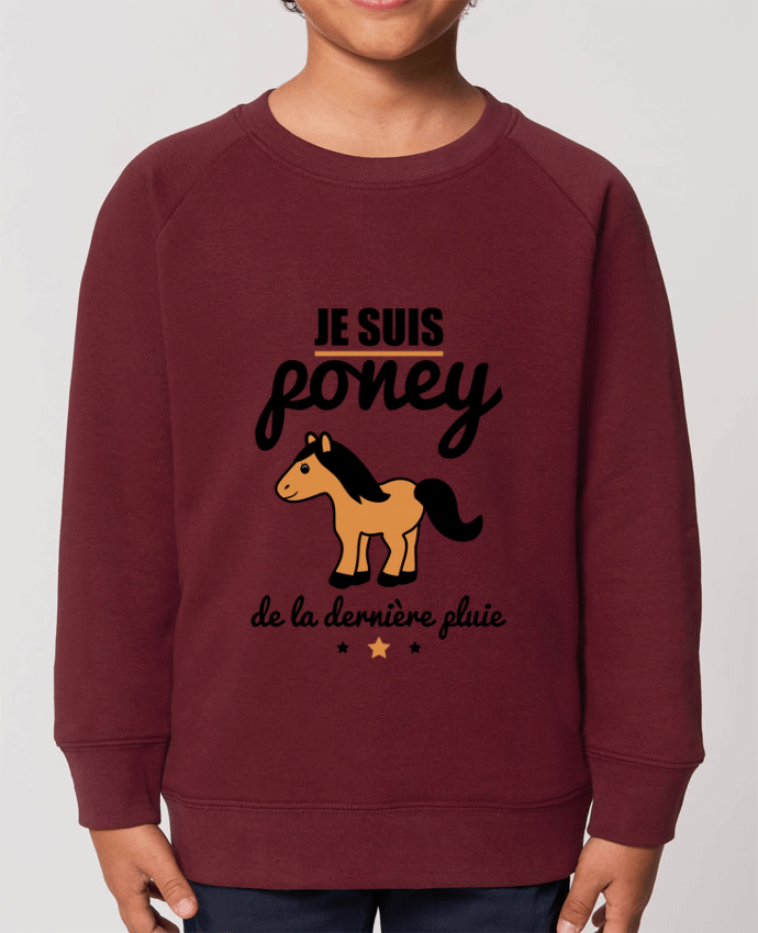 Sweat-shirt enfant Je suis poney de la dernière pluie Par  Benichan