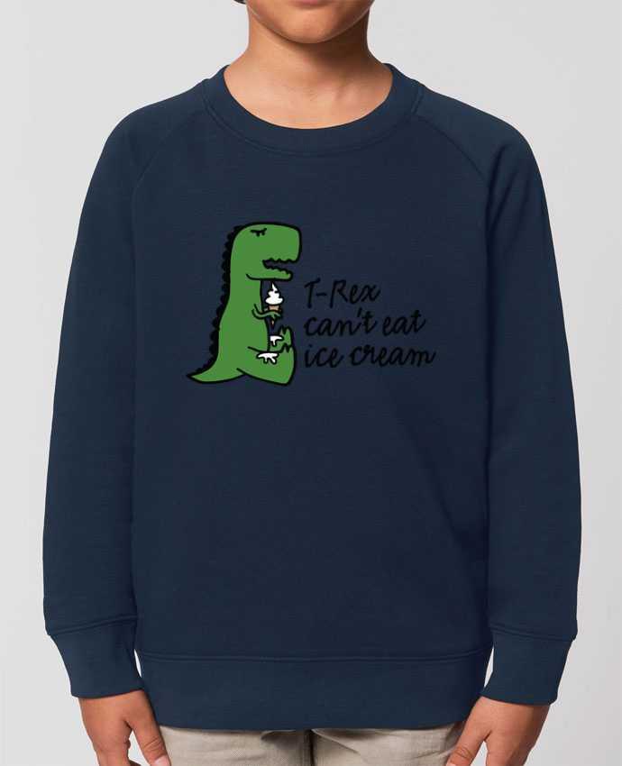 Sweat-shirt enfant TREX CANT EAT ICE Par  LaundryFactory