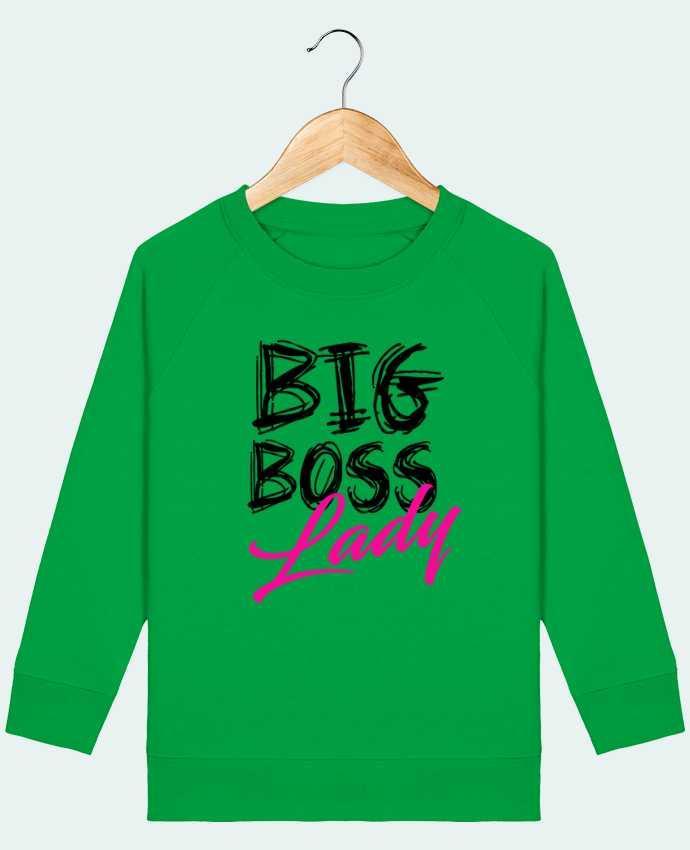 Iconic kids\' crew neck sweatshirt Mini Scouter big boss lady Par  DesignMe