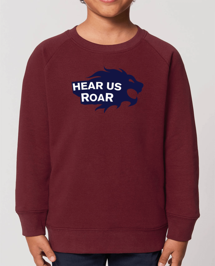 Iconic kids\' crew neck sweatshirt Mini Scouter Hear us Roar Par  tunetoo