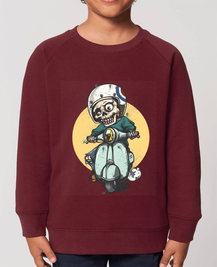 Iconic kids\' crew neck sweatshirt Mini Scouter art design Par  omgraphiste