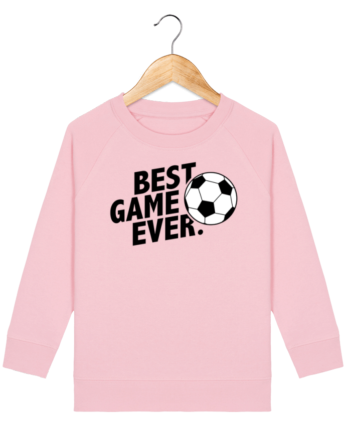 Iconic kids\' crew neck sweatshirt Mini Scouter BEST GAME EVER Football Par  tunetoo