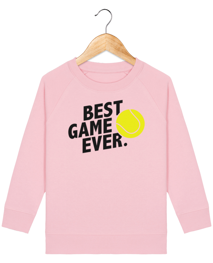 Iconic kids\' crew neck sweatshirt Mini Scouter BEST GAME EVER Tennis Par  tunetoo