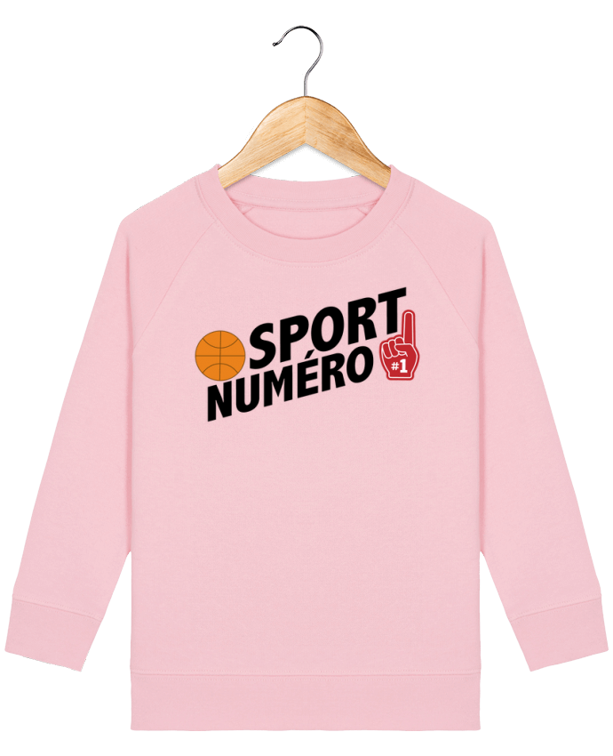 Iconic kids\' crew neck sweatshirt Mini Scouter Sport numéro 1 Basket Par  tunetoo