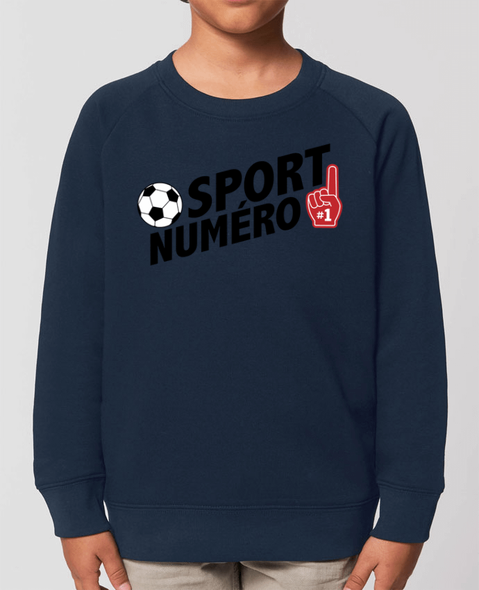 Sweat-shirt enfant Sport numéro 1 Football Par  tunetoo