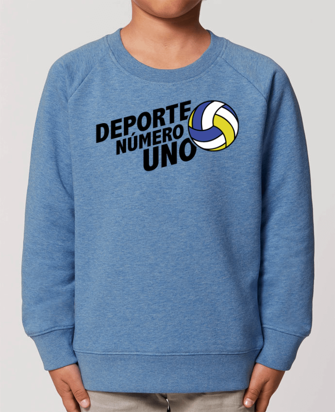 Iconic kids\' crew neck sweatshirt Mini Scouter Deporte Número Uno Volleyball Par  tunetoo