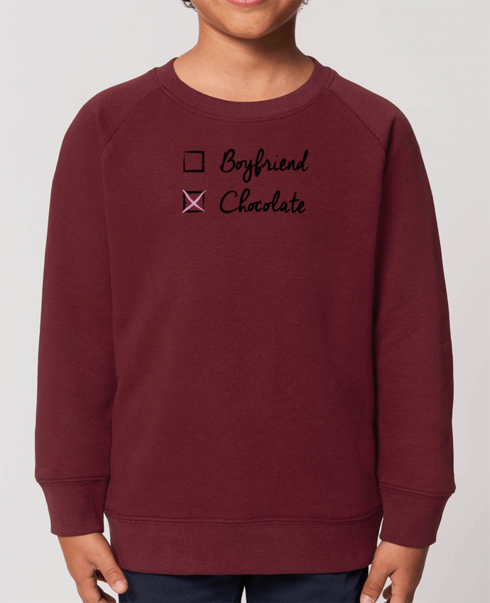 Sweat-shirt enfant Boyfriend Chocolate Par  tunetoo