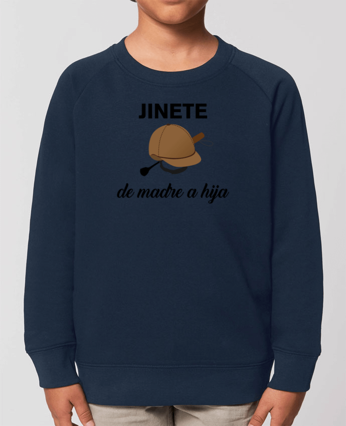 Iconic kids\' crew neck sweatshirt Mini Scouter Jinete de madre a hija Par  tunetoo