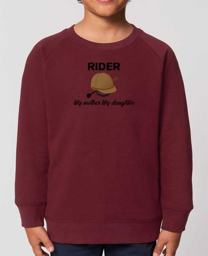 Sweat Enfant Col Rond- Coton - STANLEY MINI SCOUTER Rider like mother like daughter Par  tunetoo
