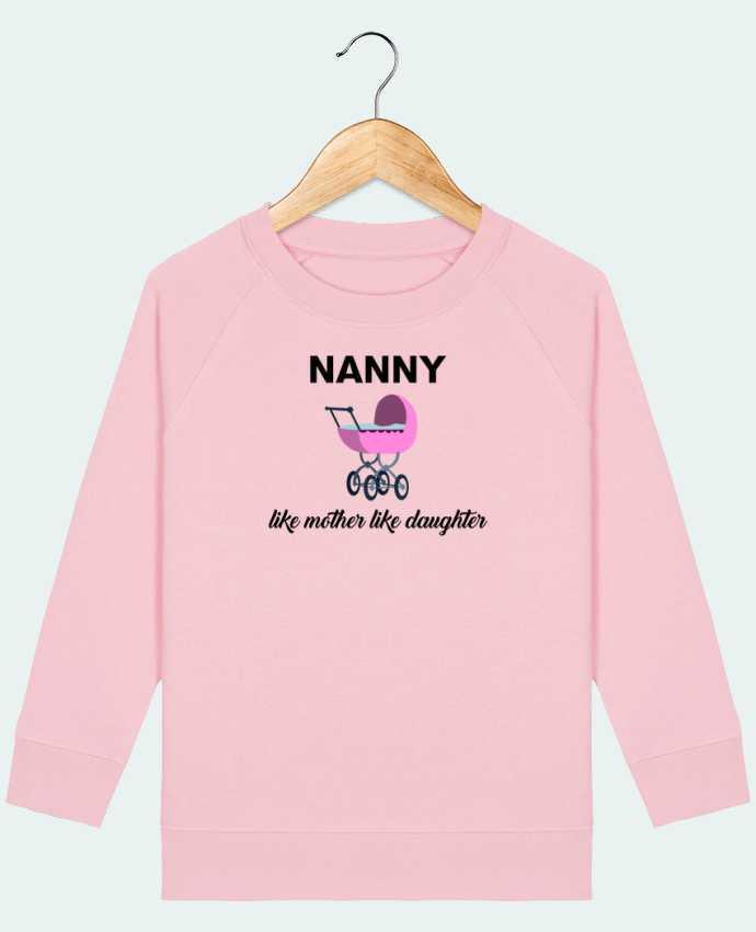 Iconic kids\' crew neck sweatshirt Mini Scouter Nanny like mother like daughter Par  tunetoo