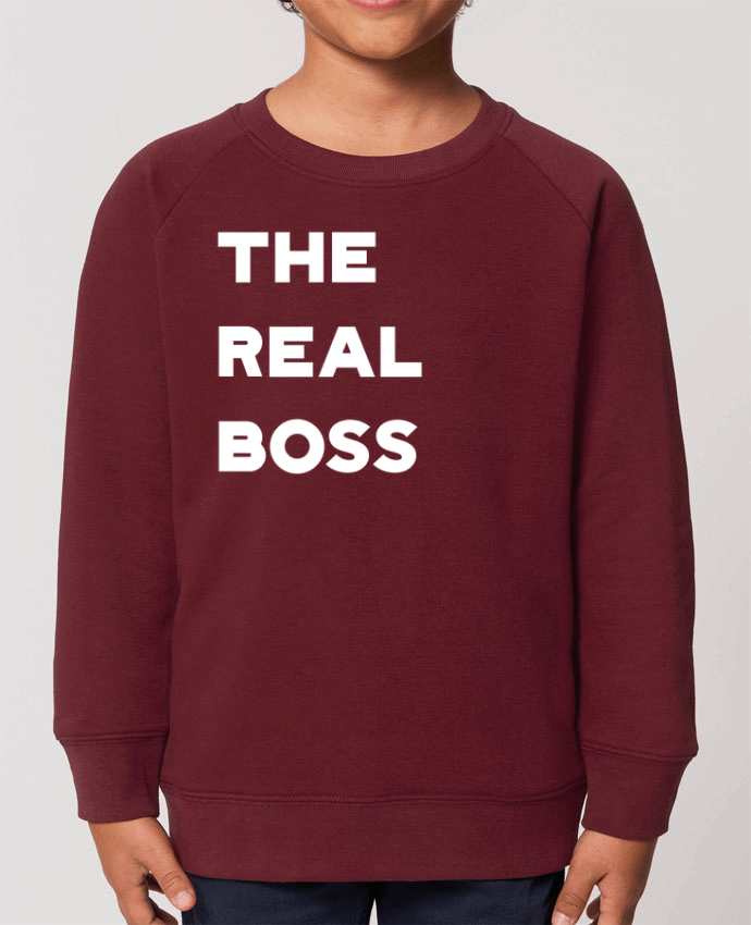 Sweat-shirt enfant The real boss Par  Original t-shirt