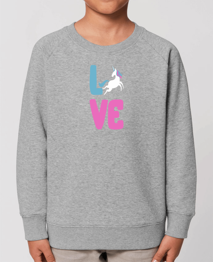 Sudadera Básica Cuello Redondo Algodón Orgánico STANLEY MINI SCOUTER Unicorn love Par  Original t-shirt