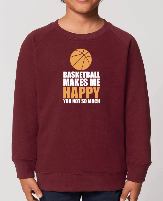 Iconic kids\' crew neck sweatshirt Mini Scouter Basketball Happy Par  Original t-shirt