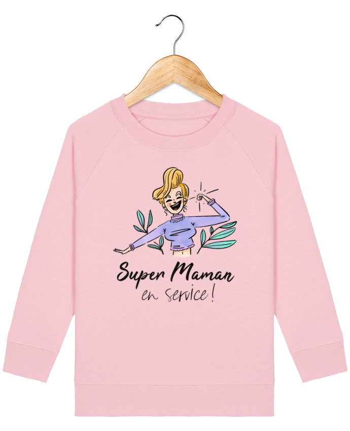 Sweat-shirt enfant Super Maman en service Par  ShoppingDLN