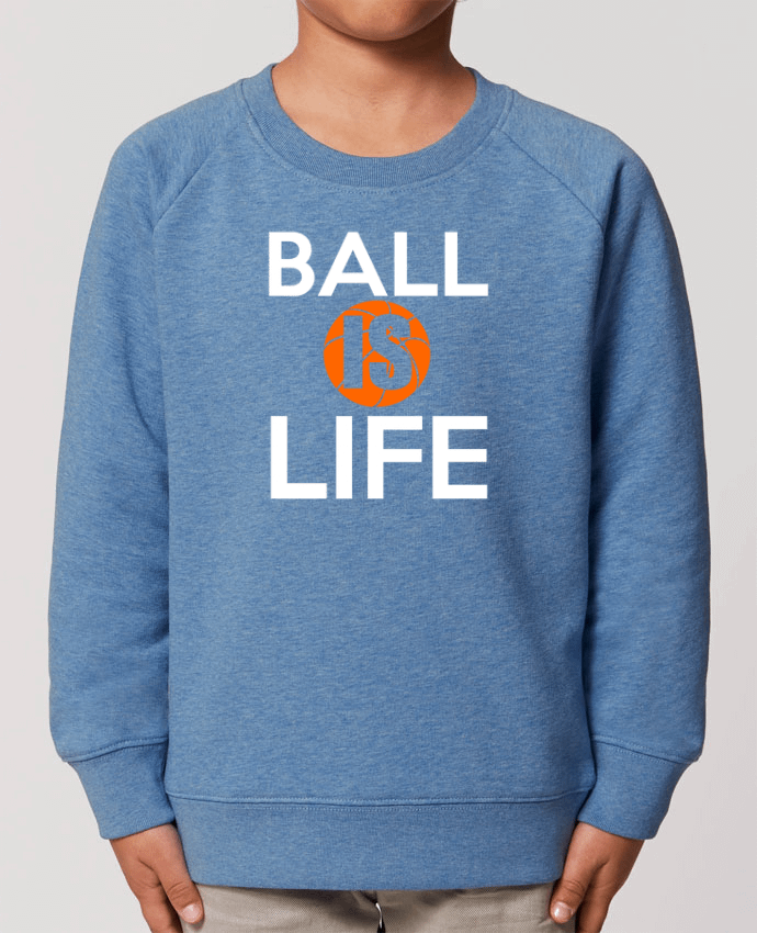 Iconic kids\' crew neck sweatshirt Mini Scouter Ball is life Par  Original t-shirt
