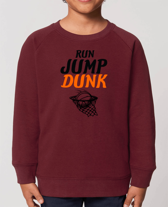 Iconic kids\' crew neck sweatshirt Mini Scouter Run Jump Dunk Par  Original t-shirt