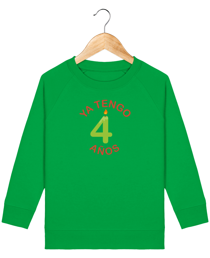 Iconic kids\' crew neck sweatshirt Mini Scouter Ya Tengo 4 años Par  tunetoo