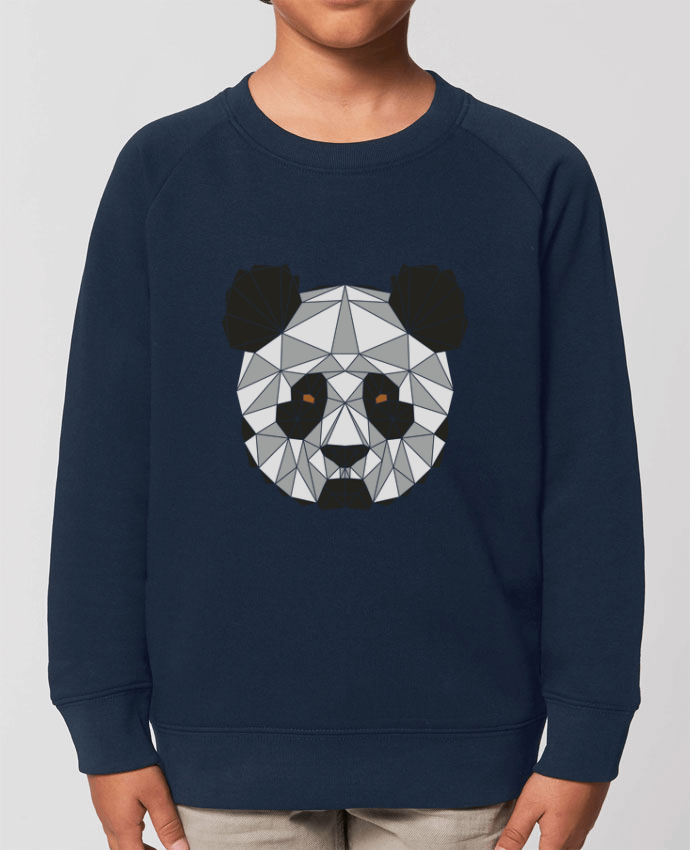 Iconic kids\' crew neck sweatshirt Mini Scouter Panda géométrique Par  /wait-design
