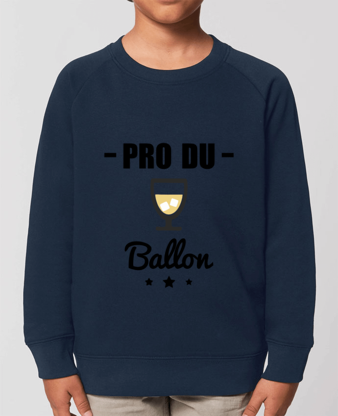 Iconic kids\' crew neck sweatshirt Mini Scouter Pro du ballon Pastis Par  Benichan