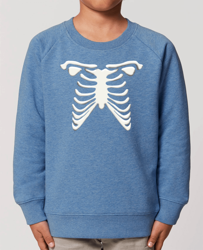 Iconic kids\' crew neck sweatshirt Mini Scouter Halloween skeleton Par  tunetoo