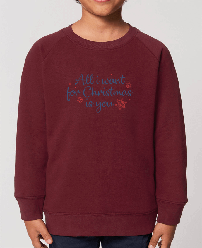 Sweat-shirt enfant All i want for christmas is you Par  Nana