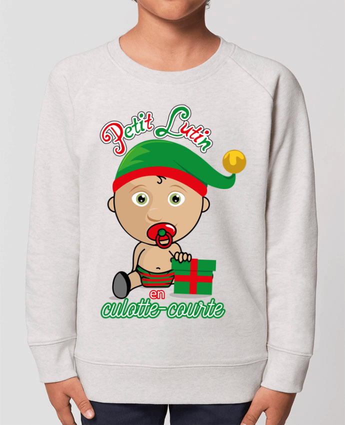 Iconic kids\' crew neck sweatshirt Mini Scouter Petit Lutin de Noël Par  GraphiCK-Kids