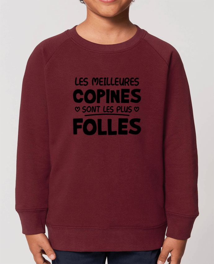 Iconic kids\' crew neck sweatshirt Mini Scouter Les meilleures copines Par  Original t-shirt