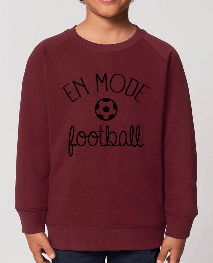 Iconic kids\' crew neck sweatshirt Mini Scouter En mode Football Par  Freeyourshirt.com
