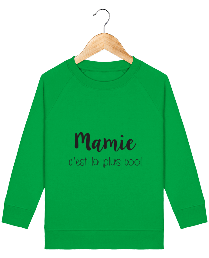 Iconic kids\' crew neck sweatshirt Mini Scouter Mamie c'est la plus cool Par  Mila-choux