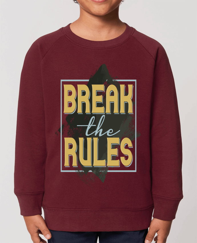 Iconic kids\' crew neck sweatshirt Mini Scouter Break the rules Par  Perfect designers