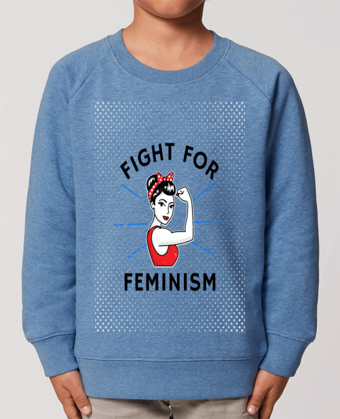 Sweat-shirt enfant Fight for féminism Par  Vise Shine your life