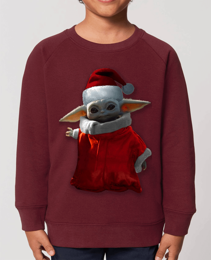 Sweat-shirt enfant Baby Yoda lutin de Noël Par  Kaarto