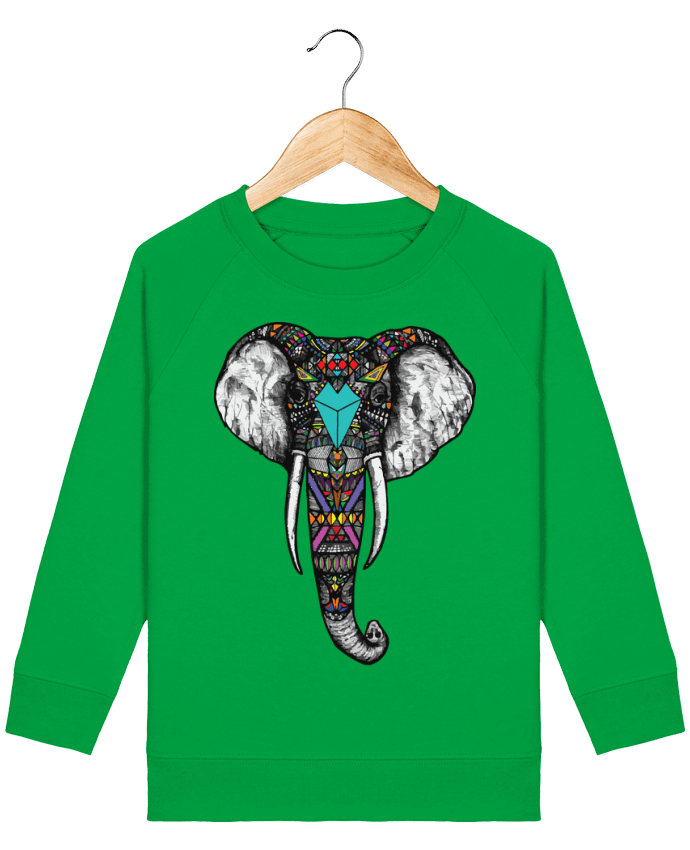 Sweat-shirt enfant Éléphant indien Par  jorrie