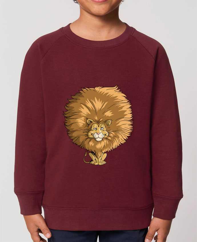 Iconic kids\' crew neck sweatshirt Mini Scouter Lion à grosse crinière Par  Tomi Ax - tomiax.fr