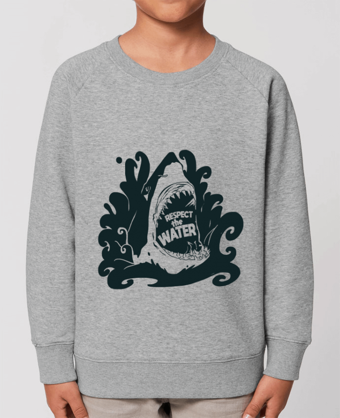 Sweat Enfant Col Rond- Coton - STANLEY MINI SCOUTER Respect the Water - Shark Par  Tomi Ax - tomiax.fr