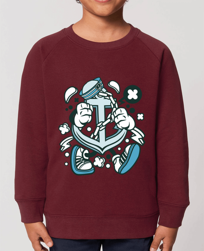 Sweat-shirt enfant Ancre de bateau Cartoon | By Kap Atelier Cartoon Par  Kap Atelier