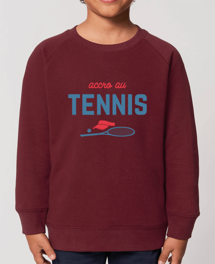 Sweat Enfant Col Rond- Coton - STANLEY MINI SCOUTER Accro au tennis Par  tunetoo