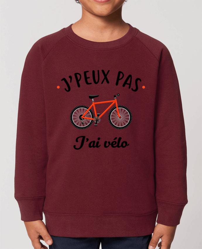 Sweat-shirt enfant J'peux pas j'ai vélo Par  La boutique de Laura