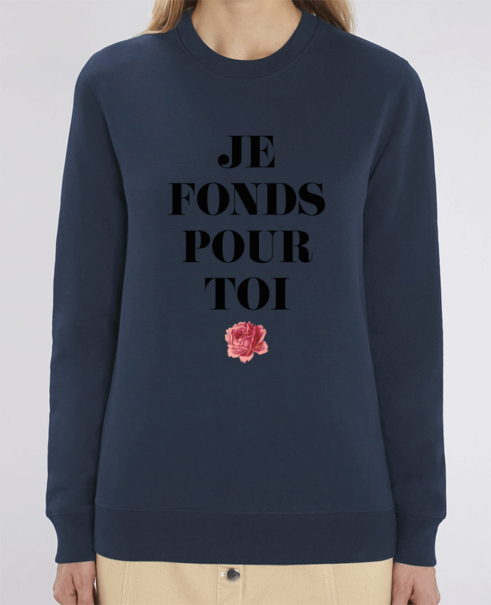 Sweat-shirt Je fonds pour toi Par tunetoo