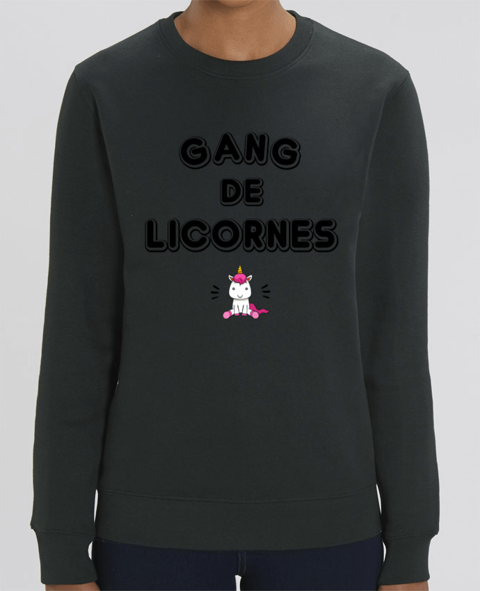 Unisex Crew Neck Sweatshirt 350G/M² Changer Gang de licornes Par La boutique de Laura