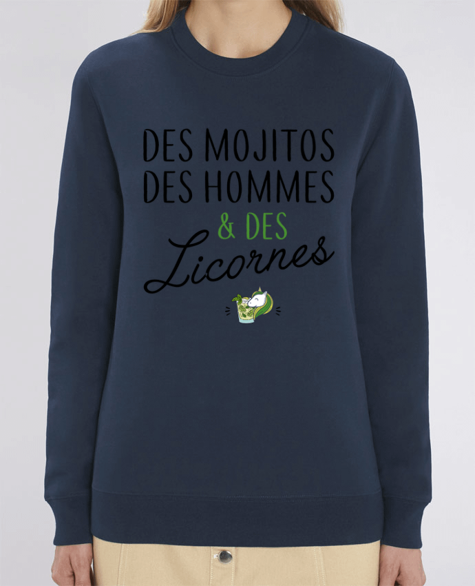 Sweat-shirt Des mojitos des hommes & des licornes Par La boutique de Laura