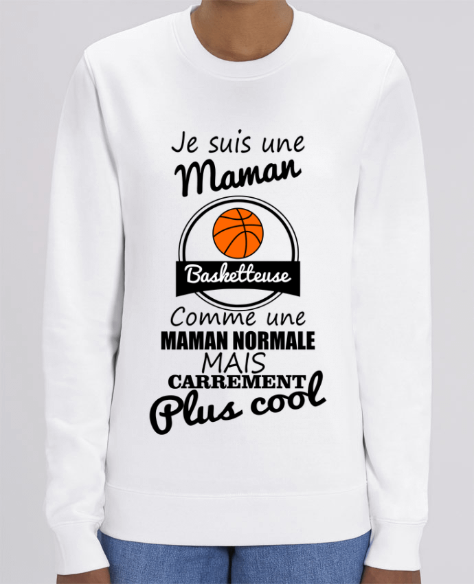 Unisex Crew Neck Sweatshirt 350G/M² Changer Je suis une maman basketteuse comme une maman normale mais carrément plus cool Par Benic