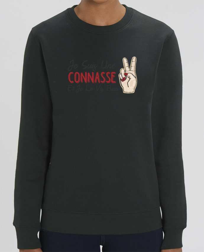 Sweat-shirt Je suis une connasse et je le vis bien Par tunetoo